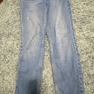H&M Light Blue Straight Leg Jeans